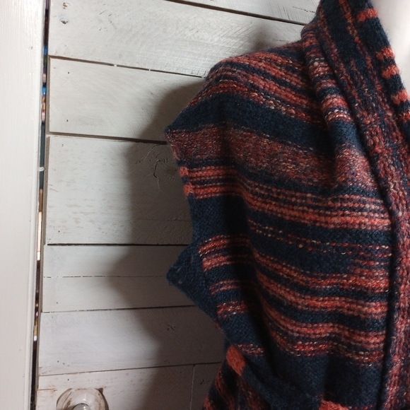 Urban Outfitters Wool Blend Sleeveless Sweater Open Front Cardigan XS Oversized - Picture 4 of 10